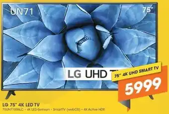 LG 75 " Led TV 75UN71006LC