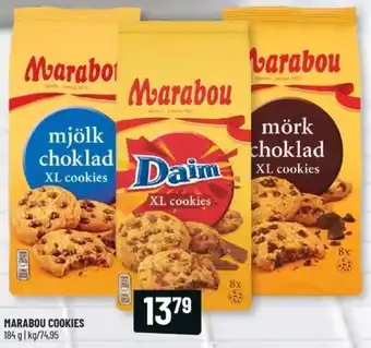 Løvbjerg Marabou Cookies 184 g tilbud