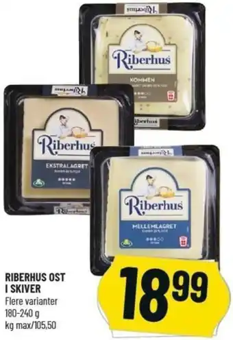 Løvbjerg Riberhus Ost I Skiver 180-240 g tilbud