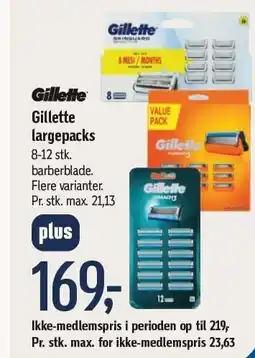 Føtex Gillette largepacks tilbud
