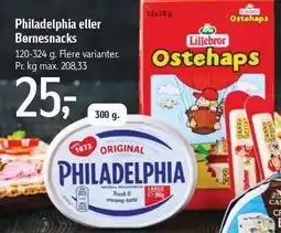 Føtex Philadelphia eller Børnesnacks tilbud