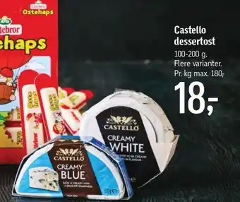 Føtex Castello dessertost tilbud