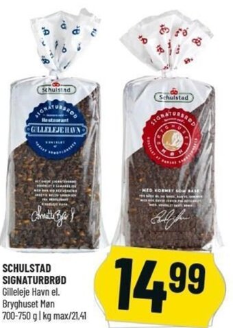Løvbjerg Schulstad Signaturbrød 700-750 g tilbud