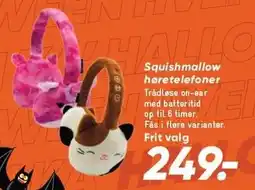 Bilka Squishmallow høretelefoner tilbud
