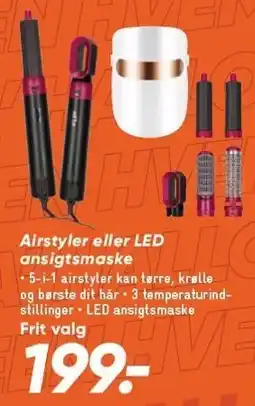 Bilka Airstyler eller LED ansigtsmaske tilbud