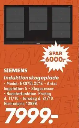 Bilka Induktionskogeplade tilbud