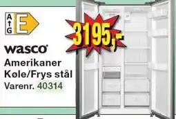 Wasco Amerikaner Køle/Frys stål