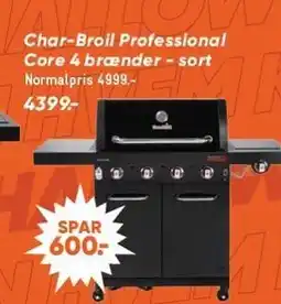 Bilka Char-Broil Professional Core 4 brænder - sort tilbud
