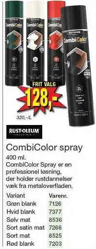 Harald Nyborg CombiColor spray tilbud