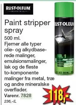 Harald Nyborg Paint stripper spray tilbud