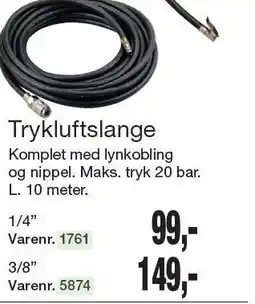 Harald Nyborg Trykluftslange tilbud