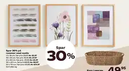 Kvickly Spar 30% på rammer med motiv tilbud