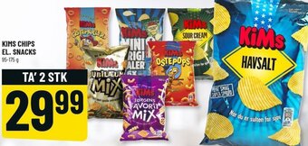 Løvbjerg Kims Chips El. Snacks 95-175 g tilbud