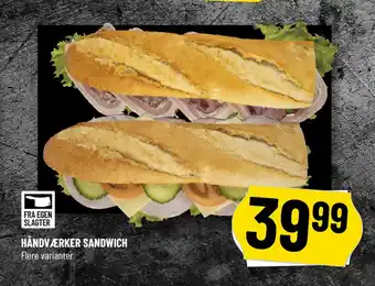 Løvbjerg HÅNDVÆRKER SANDWICH tilbud