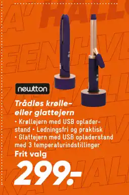 Bilka Trådløs krølle- eller glattejern tilbud