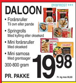 ABC Lavpris DALOON tilbud