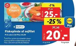 Lidl OCEAN SEA Fiskepinde af sejfilet tilbud