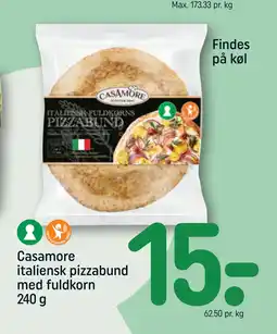 REMA 1000 Casamore italiensk pizzabund med fuldkorn 240 g tilbud