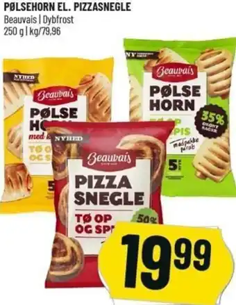 Pølsehorn El. Pizzasnegle 250g