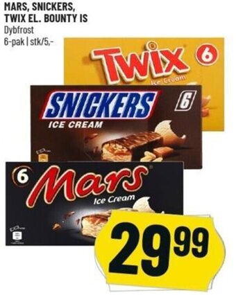 Løvbjerg Mars,Snickers Twix El. Bounty Is tilbud