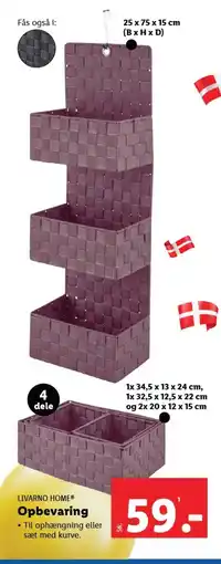Lidl LIVARNO HOME® Opbevaring tilbud