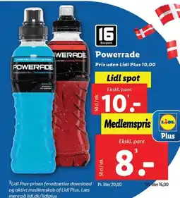 Lidl POWERADE tilbud