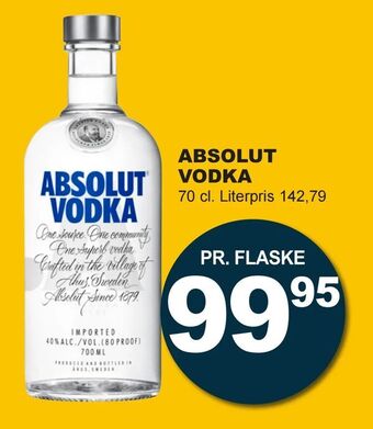 Absolut vodka