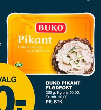 Let-Køb Buko pikant flødeost tilbud
