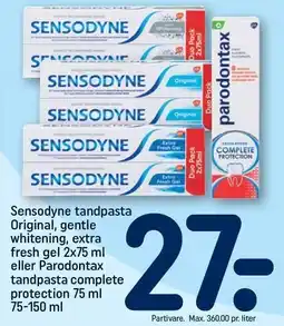 Sensodyne tandpasta