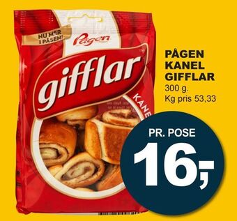 Let-Køb Pågen kanel gifflar tilbud