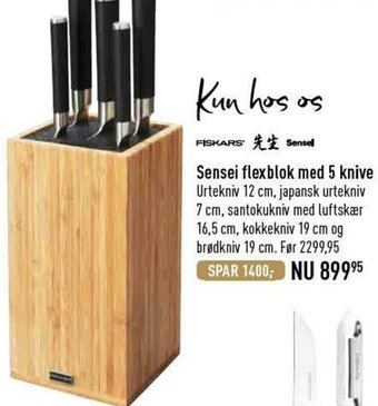 Imerco Sensei Flexblok Med 5 Knive tilbud