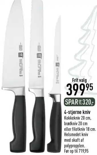 Imerco 4-Stjerne Kniv tilbud