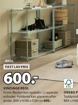 JYSK VINDINGE REOL tilbud