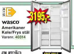 Harald Nyborg Amerikaner Køle/Frys stål tilbud