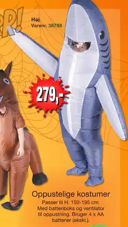 Oppustelige kostumer
