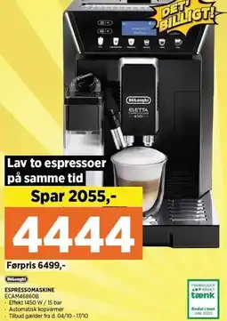 Power ESPRESSOMASKINE tilbud