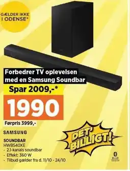 Power SOUNDBAR tilbud