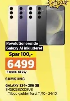 Power GALAXY S24+ 256 GB tilbud