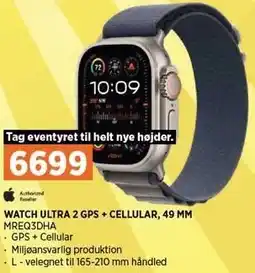 Power WATCH ULTRA 2 GPS + CELLULAR, 49 MM tilbud