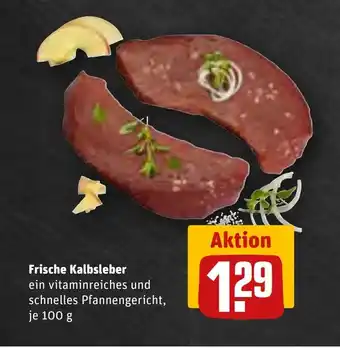 REWE Frische kalbsleber tilbud