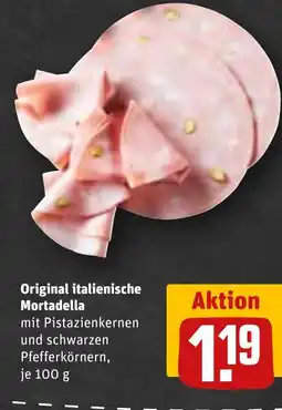 REWE DE Original italienische mortadella tilbud