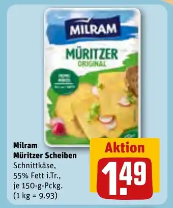 REWE Milram müritzer scheiben tilbud