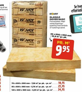 jem & fix Glasuld isover basic tilbud