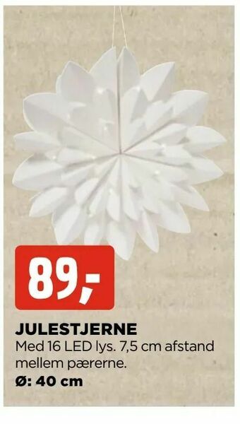 jem & fix Julestjerne tilbud