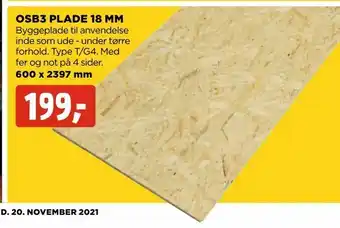 Osb3 plade 18 mm