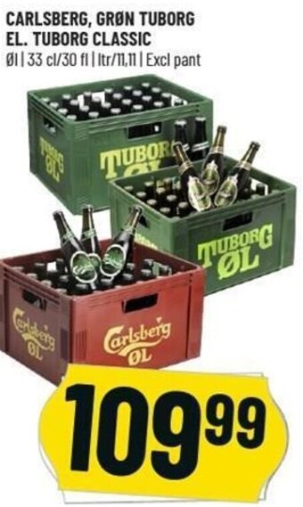 Løvbjerg Carlsberg,Grøn Tuborg El. Tuborg Classic tilbud