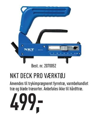 Nkt deck pro værktøj