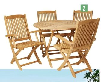 Johannes Fog Boston teak café bord tilbud