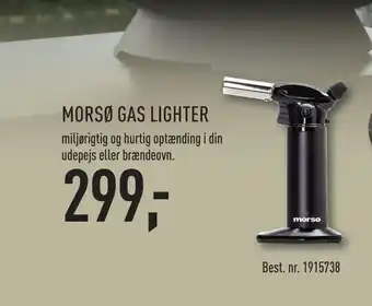 Johannes Fog Morsø gas lighter tilbud