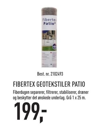 Johannes Fog Fibertex geotekstiler patio tilbud